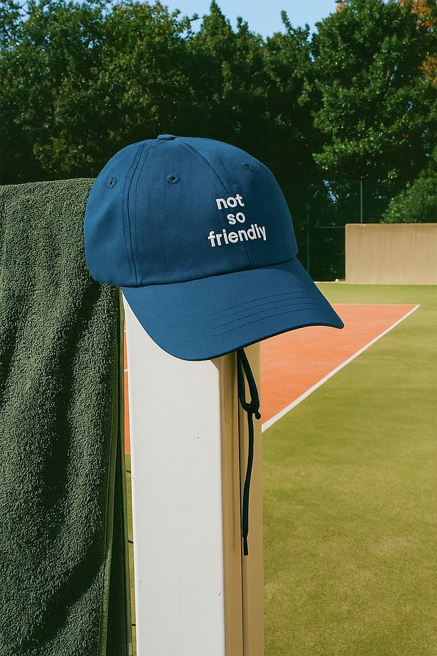 Not So Friendly Mavi Unisex Baseball Cap Şapka - 1