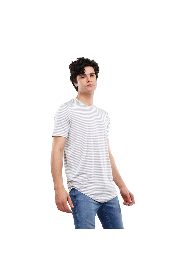 تي شيرت رجالي كاجوال 3xl-رمادي