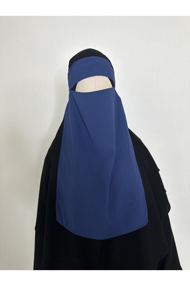 tek katlı pece medine ipegi indigo renk - 5