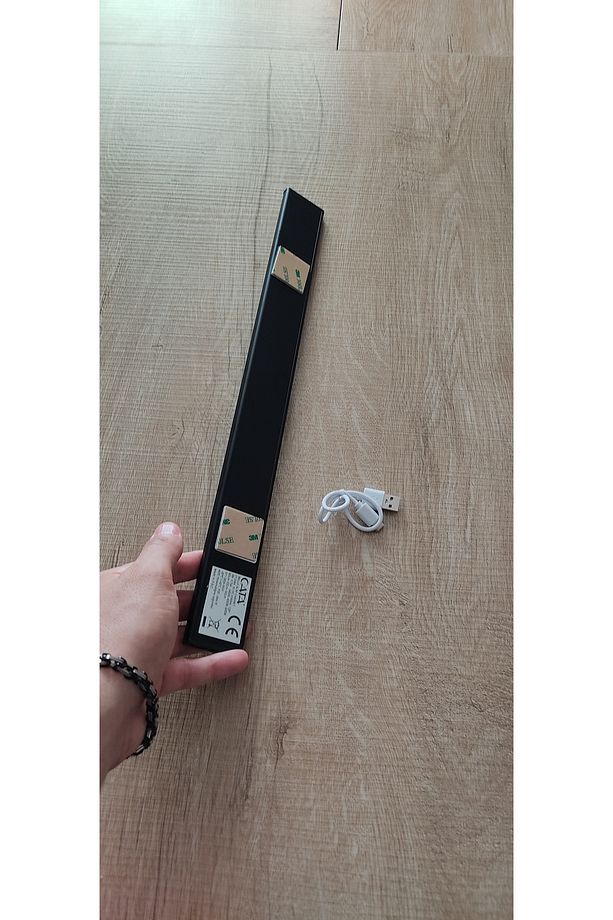 Sensörlü USB Şarjlı Dimlenebilir 3 Renk Modlu mıknatıslı Gardolap Mutfak Tezgahüstü led lamba - 5