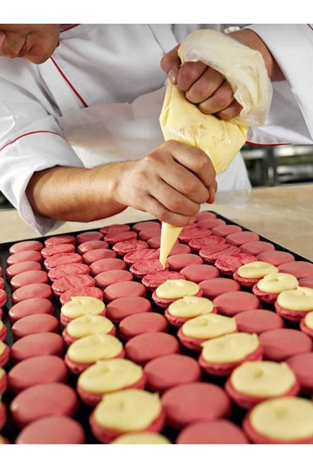 100 Adet Krema Sıkma Poşeti Kullan At Krem Şanti Sıkma Torbası Pasta Süsleme Yazı Yazma Torbası - 5