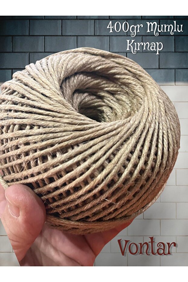400 G. Waxed Whip Rope - Waxed Jute Rope - Premium Quality