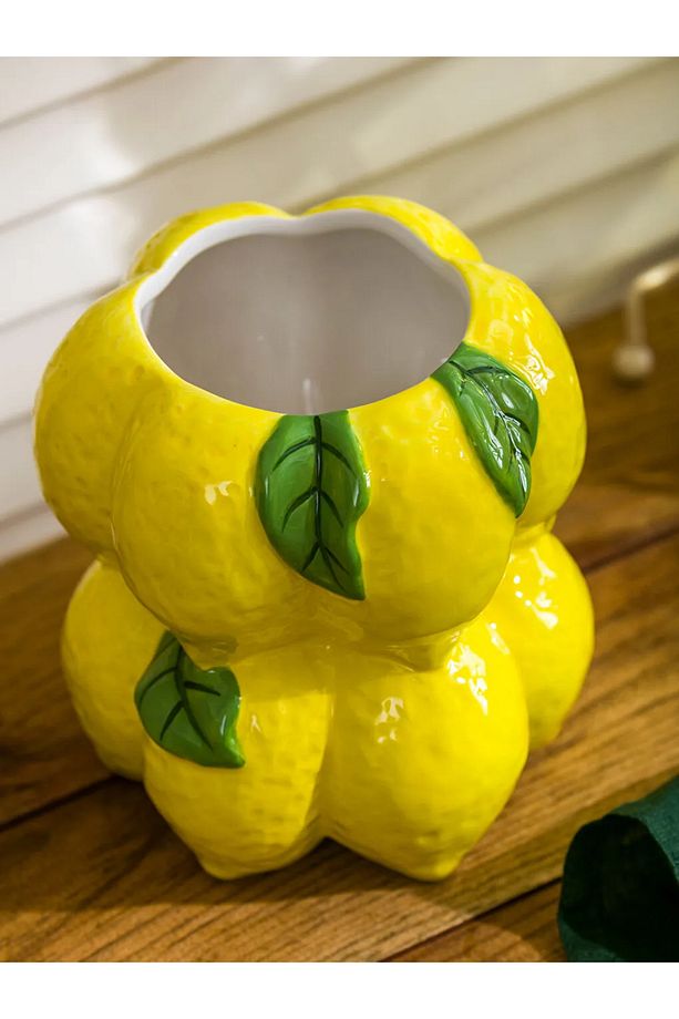 LCW HOME Sarı Limon Figürlü Seramik Kaşıklık 14 cm - 3