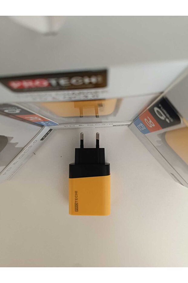 Protech Usb/Type c Çift Girişli Şarj Başlığı - 3