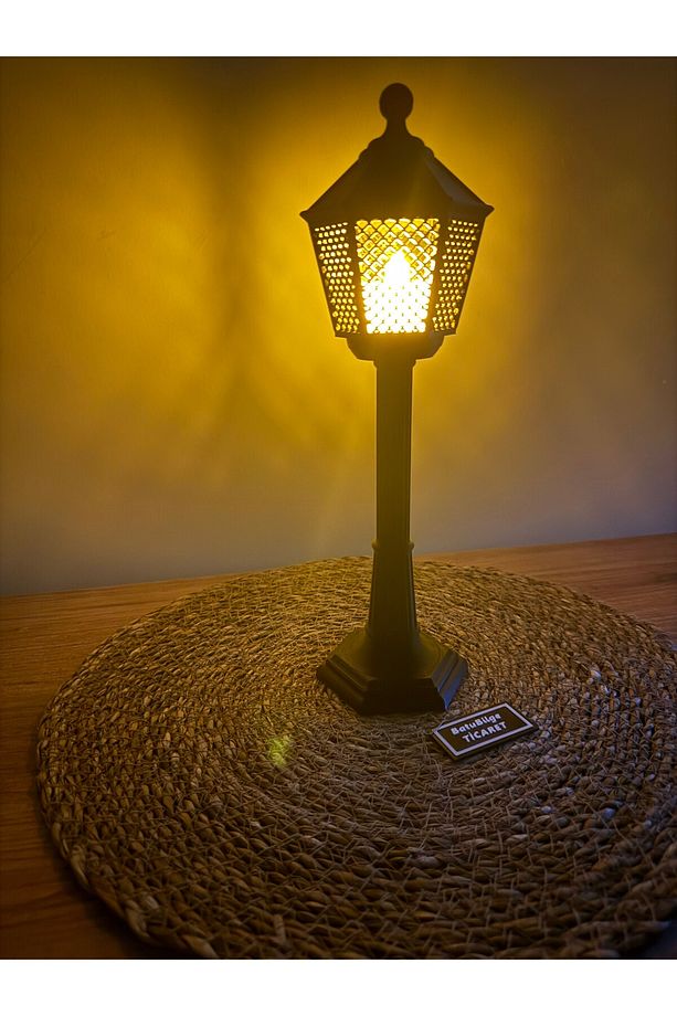 Mini Sokak Lambası Feneri ve Led Mum - 2