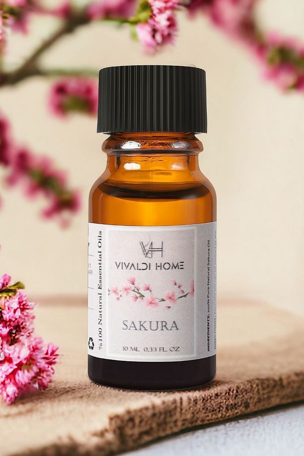 Sakura Çiçeği Esansiyel Aromaterapi Doğal Uçucu Yağ 10 ml - 4
