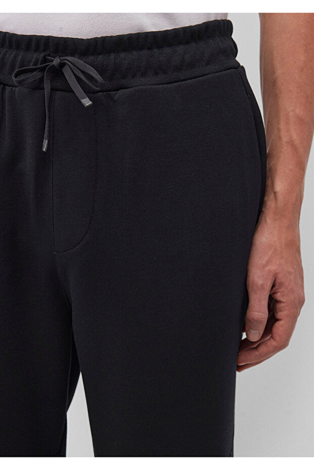 Siyah Basic Eşofman Altı 0010387-900 - 5