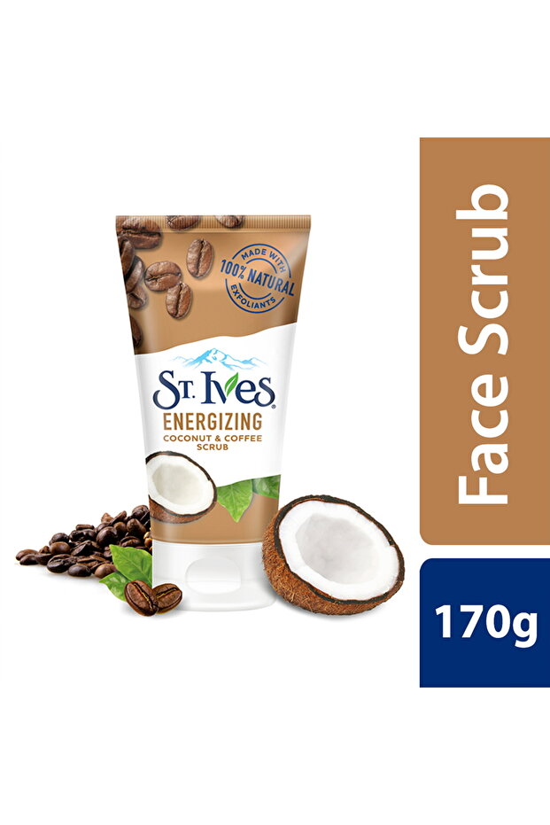 Coconut & Coffee Energising Face Scrub 170 g