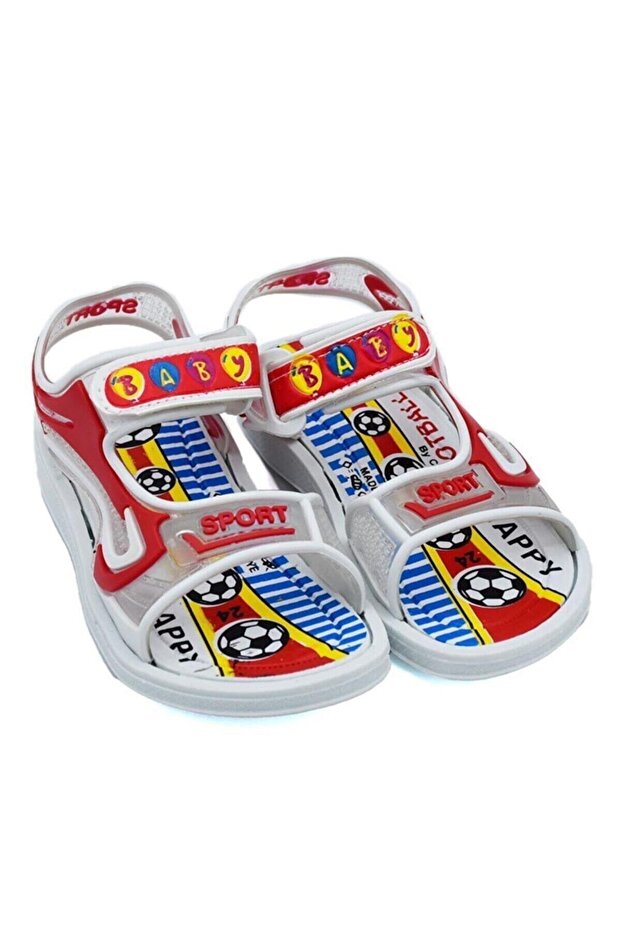 Boys' Flexible Non-Slip Sole Sea Pool Sandals with Whistle