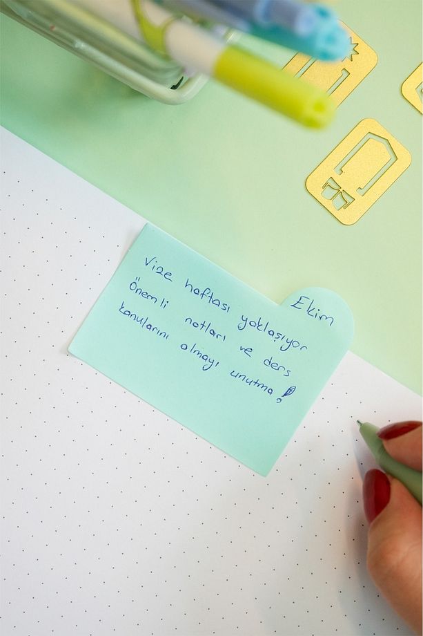 Memo Post-it (Yapışkanlı Kağıt) 6 renk x 10 yaprak - 3