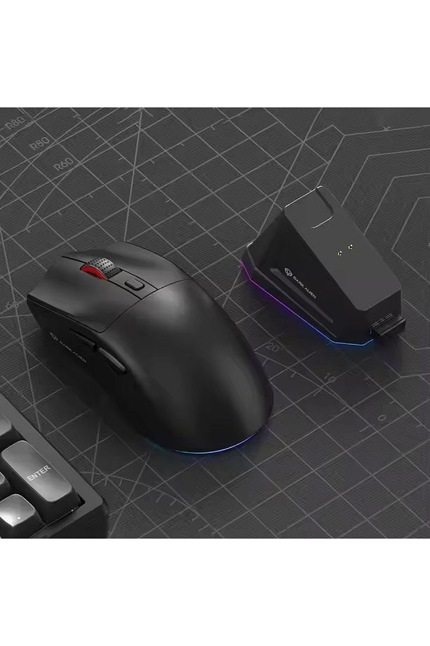 Dark Alien X1 Light Tri Mode Wired Wireless Gaming Mouse PAW3311 59 Gram Şarj İstasyonu - 2