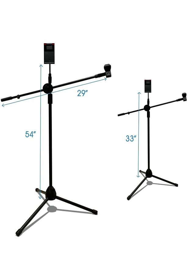 190cm Maksimum Uzunluk 2in1 Mikrofon ve Tablet Stant Katlanabilir Açısı Ayarlanabilir - Model 103SP - 4