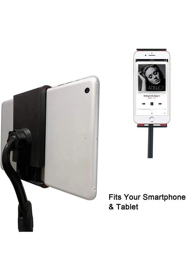 190cm Maksimum Uzunluk 2in1 Mikrofon ve Tablet Stant Katlanabilir Açısı Ayarlanabilir - Model 103SP - 3