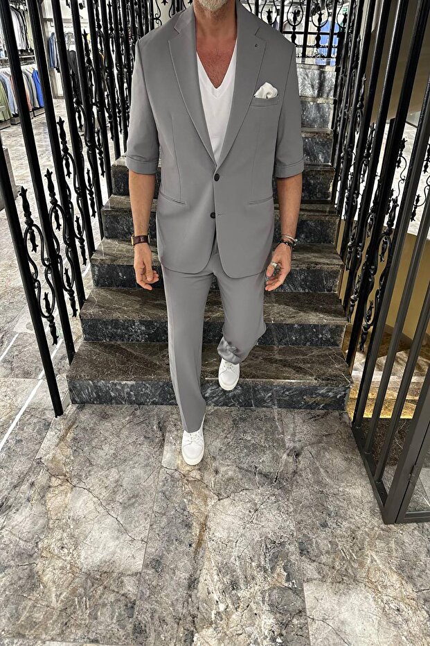 KAPRİ KOL OVERSİZE TAKIM ELBİSE - 2