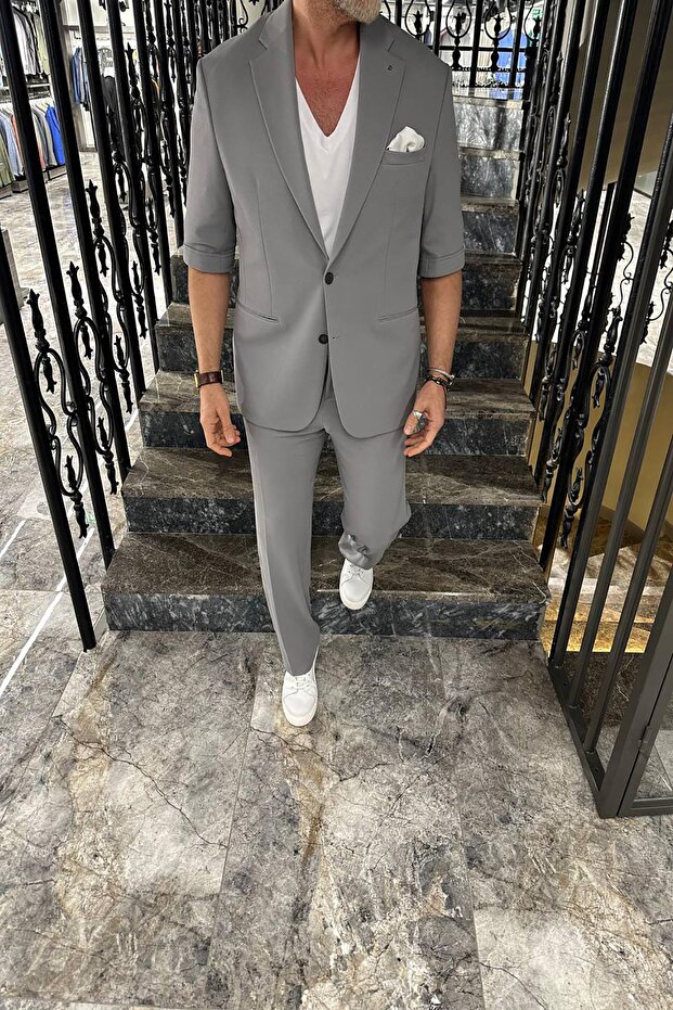 KAPRİ KOL OVERSİZE TAKIM ELBİSE - 1