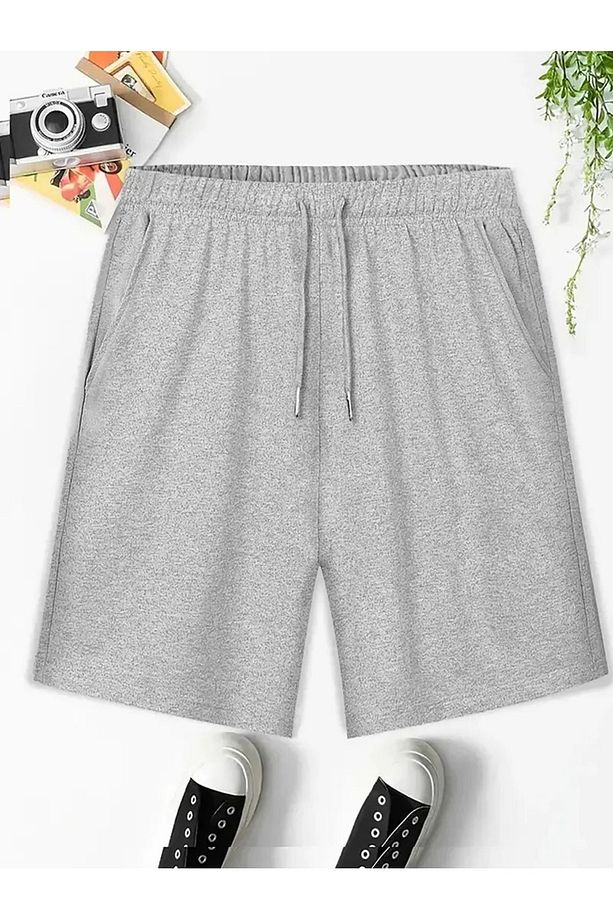 Rahat Kalıp Unisex Penye Spor Şort - 2