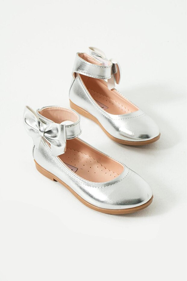 Girl Shoes B-550 Silver