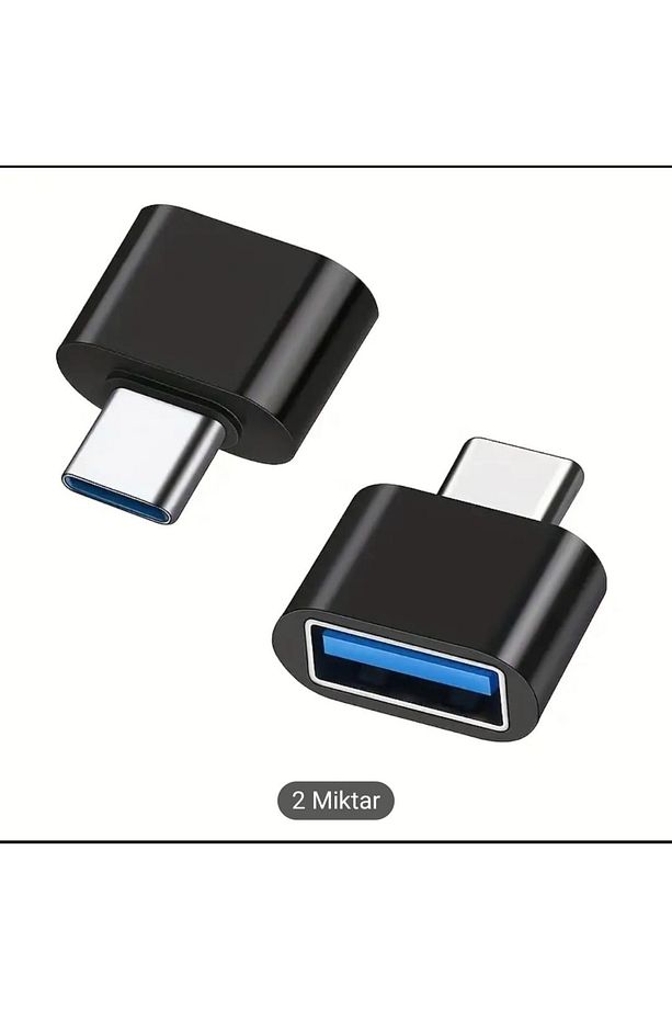 (2 ADET) Usb To Type C Dönüştürücü Data Veri Şarj Aktarımı - 1