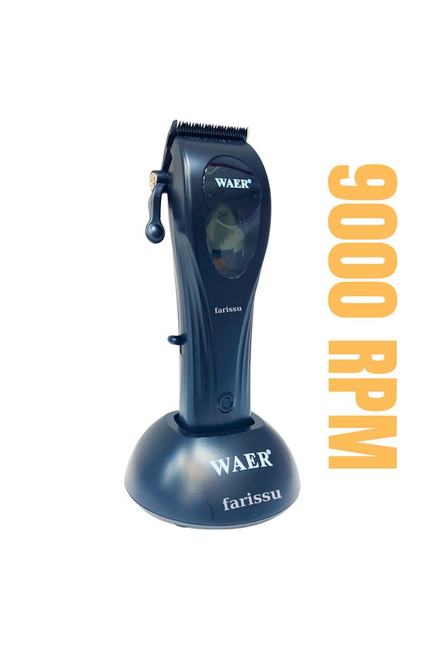 WA-088 9000 RPM Profesyonel Saç Kesme Makinesi | 2600mAh Batarya | 4 Taraklı | Şarj Standlı - 2