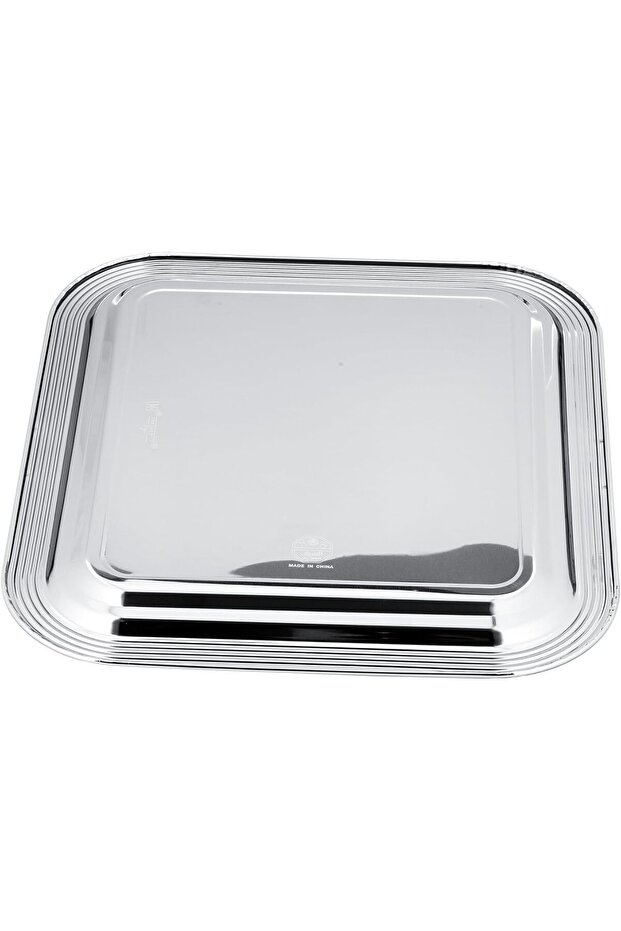 Rectangular Serving Tray With Side Handles, Suitable For Use In Kitchens And Living Rooms, Ch - 4