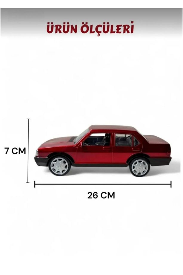 Efsane Drift Tofaş Şahin RC Araba - Uzaktan Kumandalı, Hızlı ve Gerçekçi Sürüş Keyfi Kırmızı - 3