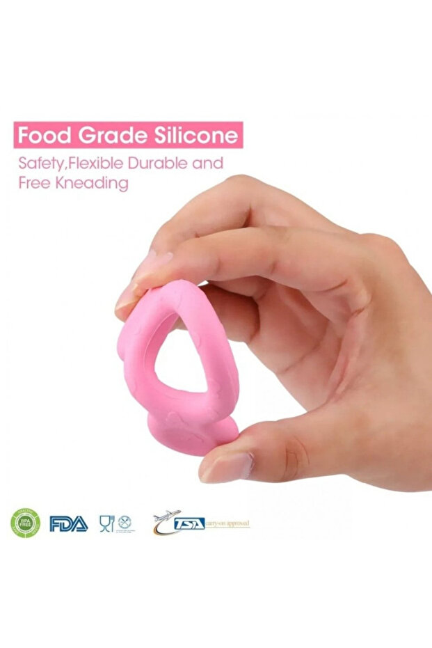 عضاضة سيليكون امنه (ميكي) باللون الابيض - 3