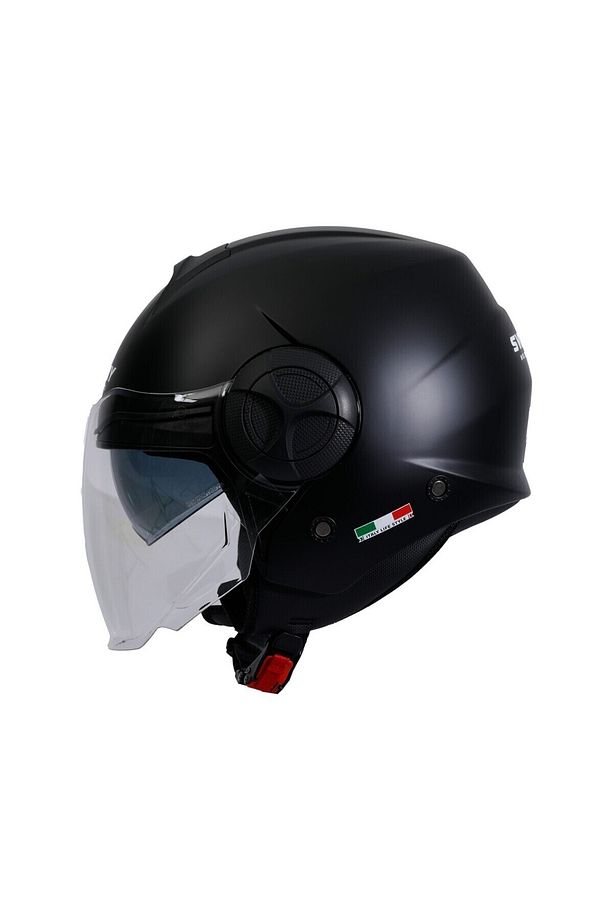 SW 737 MAT SİYAH YARIM KASK - 2