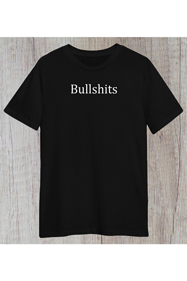 Regular T-Shirt with Bullshits Written