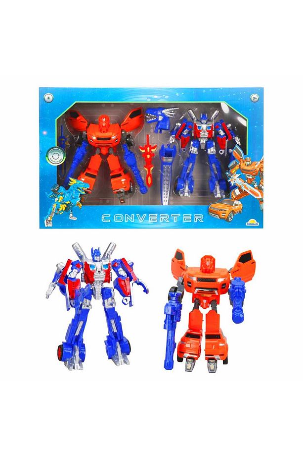CONVERTER TRANSFORMERS ROBOT L010-A28 IŞIKLI 2 Lİ PAKET 3+ - 1