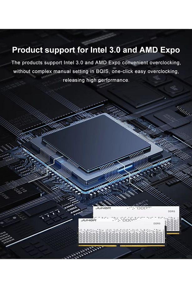 32GB DDR5 5600Mhz Masaüstü Bilgisayar Ram CL45 XMP 1.25V 1X32 GB Beyaz Renk Yüksek Performans Ram - 2