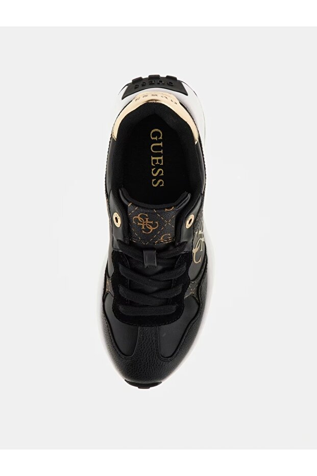 LUCKEI Kadın Siyah Sneaker FLPLUCFAL12-BLKBR - 4