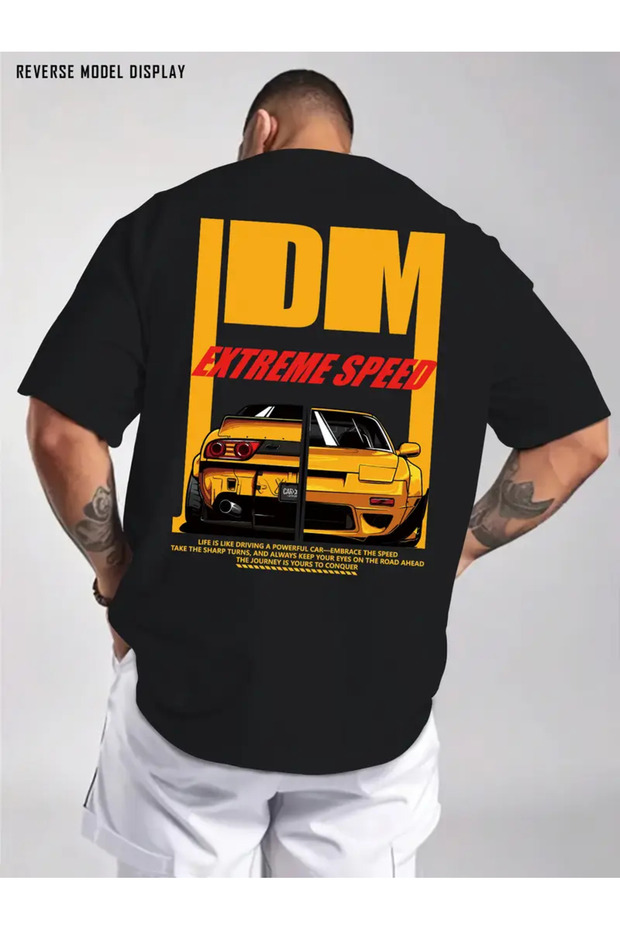 Printed Unisex Wide Fit T-Shirt