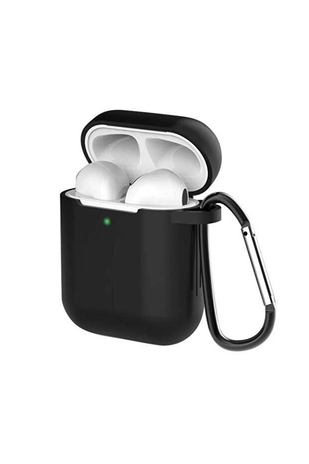 حافظة متوافقة مع AirPods من الجيل الأول / الجيل الثاني، غطاء من السيليكون، حافظة حماية خلفية، غلاف واقي