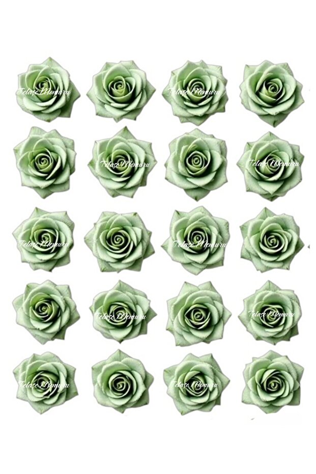 Edible Flower Cake Topper - Edible Rose - Paper Cake Topper - Cake Printing and Topper - Model 3