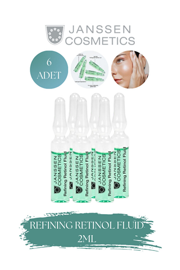 Cosmetics Janssen Cosmetıcs Refining Retinol Fluid 2 Ml X 6 Ampul - 1