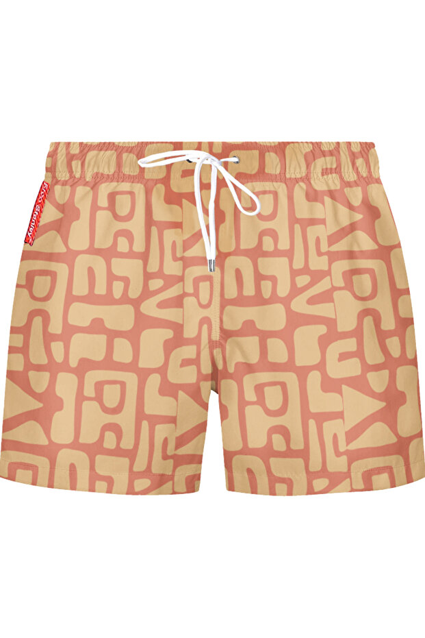 Men's Patterned Swim Shorts