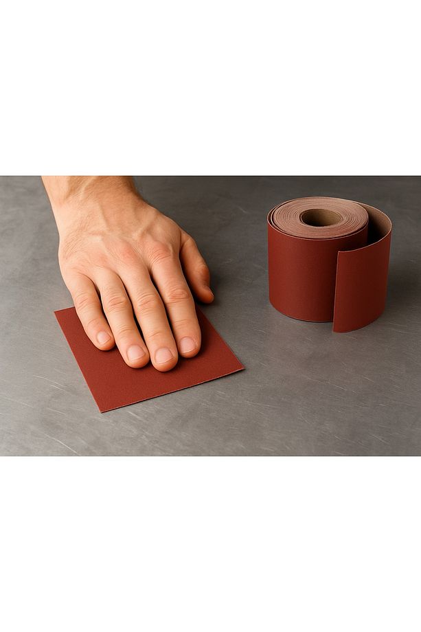 120 Kum Rulo Zımpara - 1 Metre | Ahşap ve Metal Yüzeyler İçin Aşındırıcı Zımpara - 3