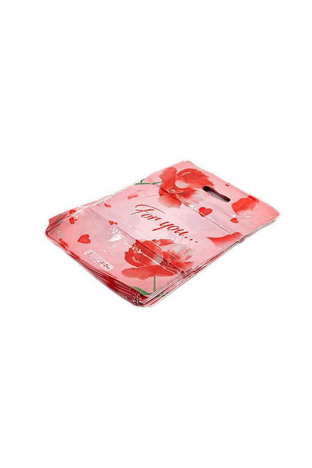 Çok Renkli Takviyeli (no:2) 26x38 Mağaza Poşeti 50'li - 2