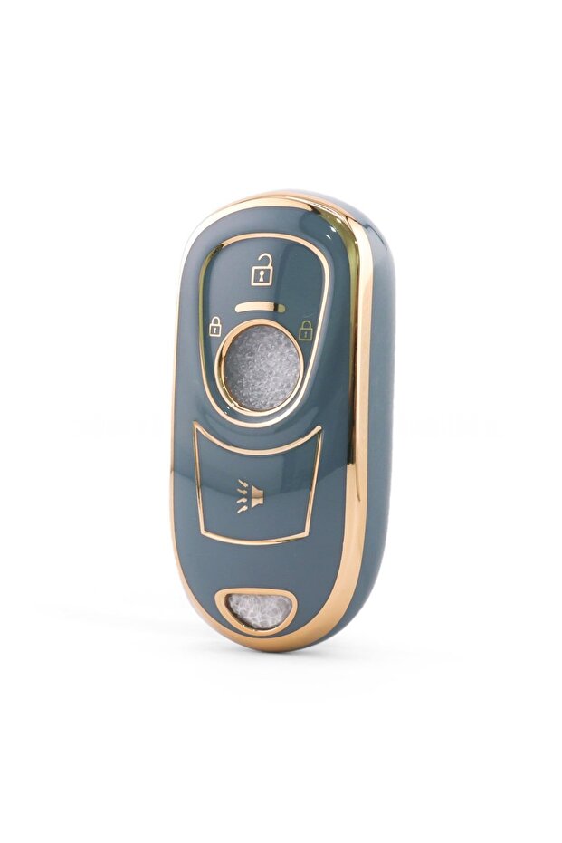Opel Astra K and Insignia Grand Compatible Keyless Start Nano Key Case Gray Gold Color