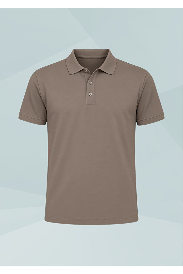 Men's 100% Cotton Polo Neck Regular T-Shirt Ol.01.Iv1.001