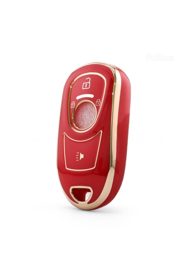 Opel Astra K and Insignia Grand Compatible Keyless Start Nano Key Case Cover Red Gold Color
