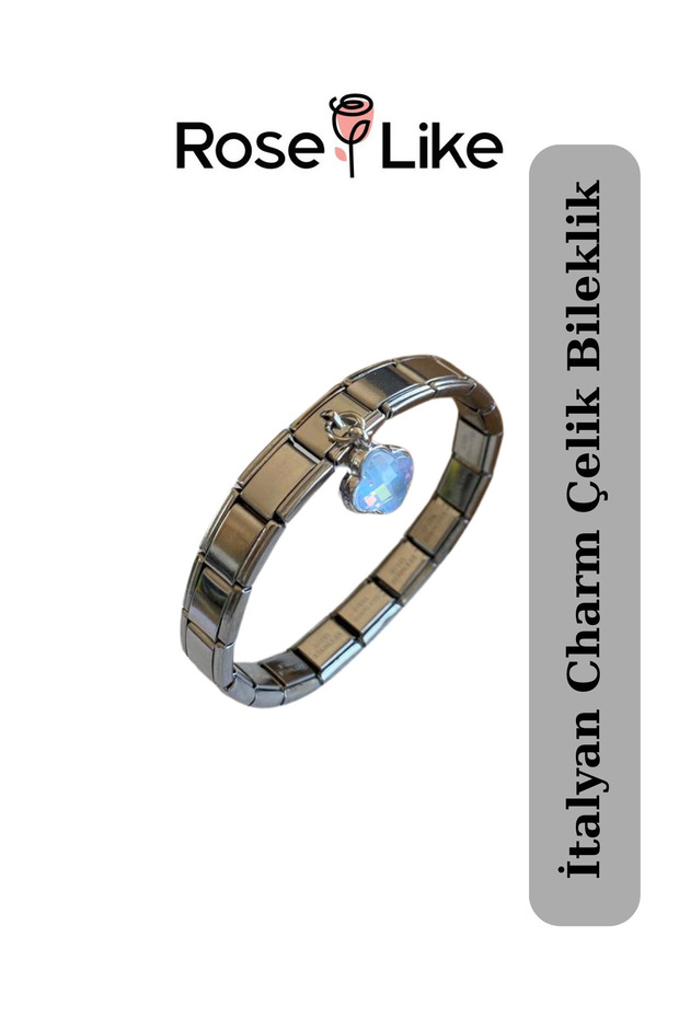 Italian Charm Stainless Steel Bracelet