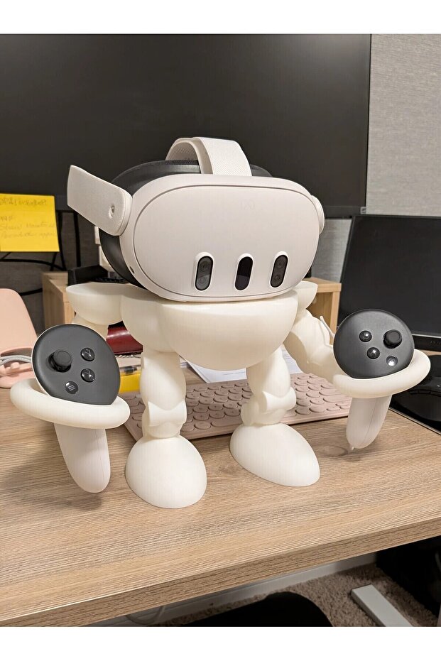 Oculus Meta Quest Vr Için Stand - Robot Figür Tasarım - 6