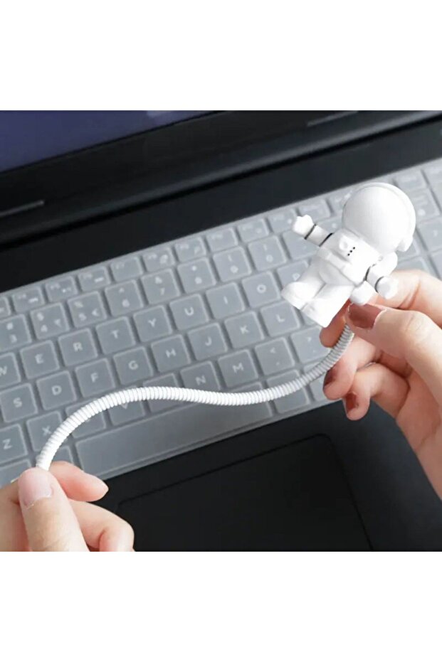 USB Astronot Gece Lambası, Masa Lambası, Kitap Okuma Lambası Işığı (4928) - 3