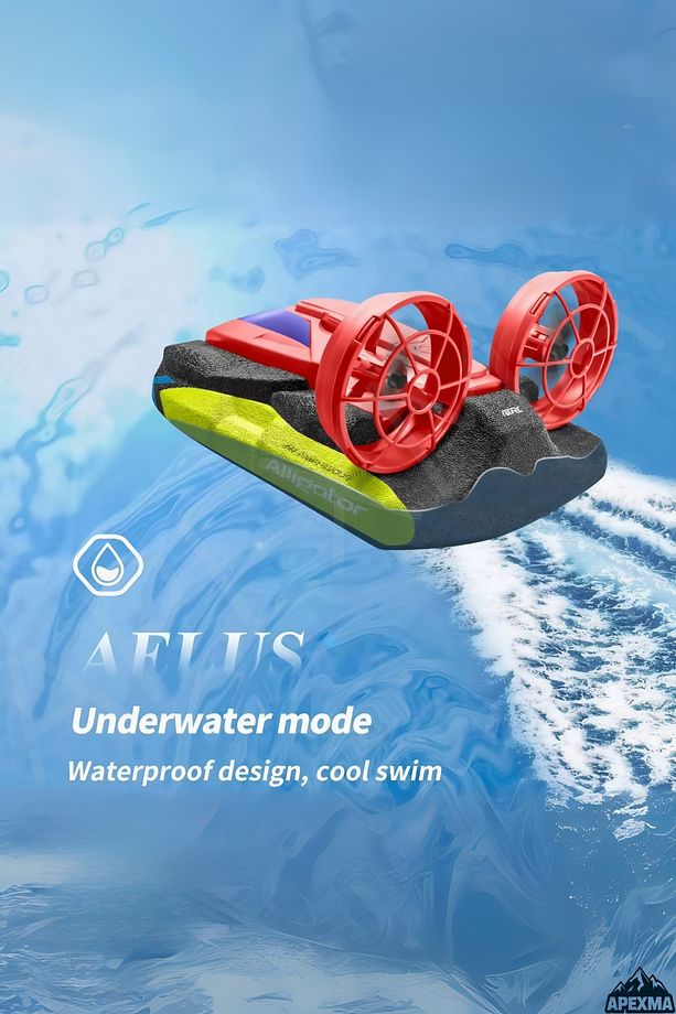 Oyuncak 2.4GHz Uzaktan Kumandalı Şarjlı Suda ve Karada Giden Bot Tekne Araba Alligator - 8