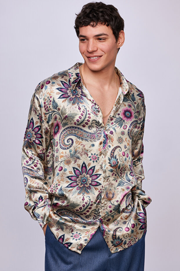 Carnival Bloom Luxury Gömlek - 4