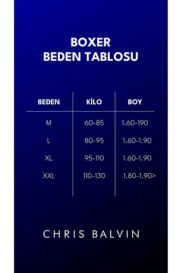 OLD MONEY SERİSİ PAMUKLU 3'LÜ ERKEK BOXER - 5