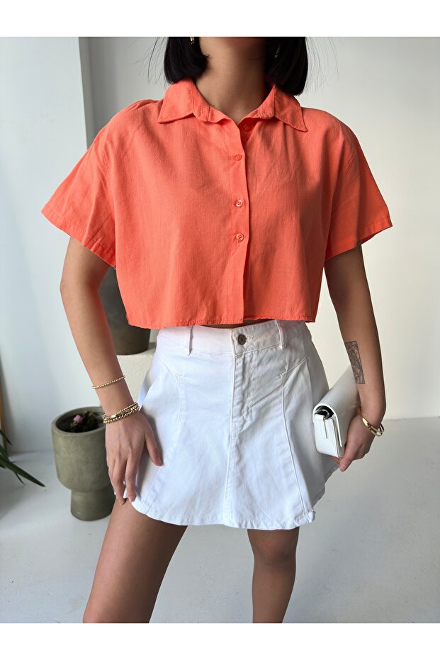 Crop Gömlek - 6