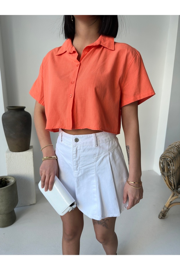 Crop Gömlek - 2