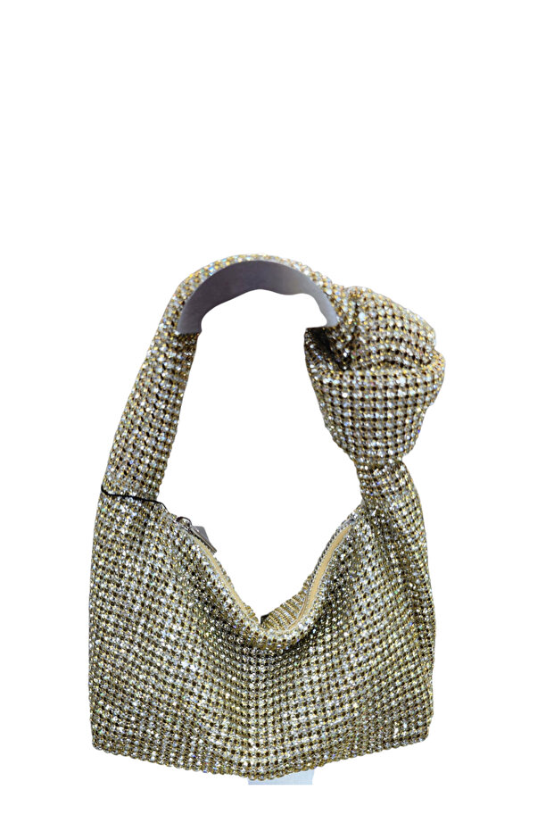 Crystal Stone Casual Model Evening Dress Women's Handbag
